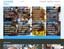 Tablet Screenshot of cuisinedeli.com